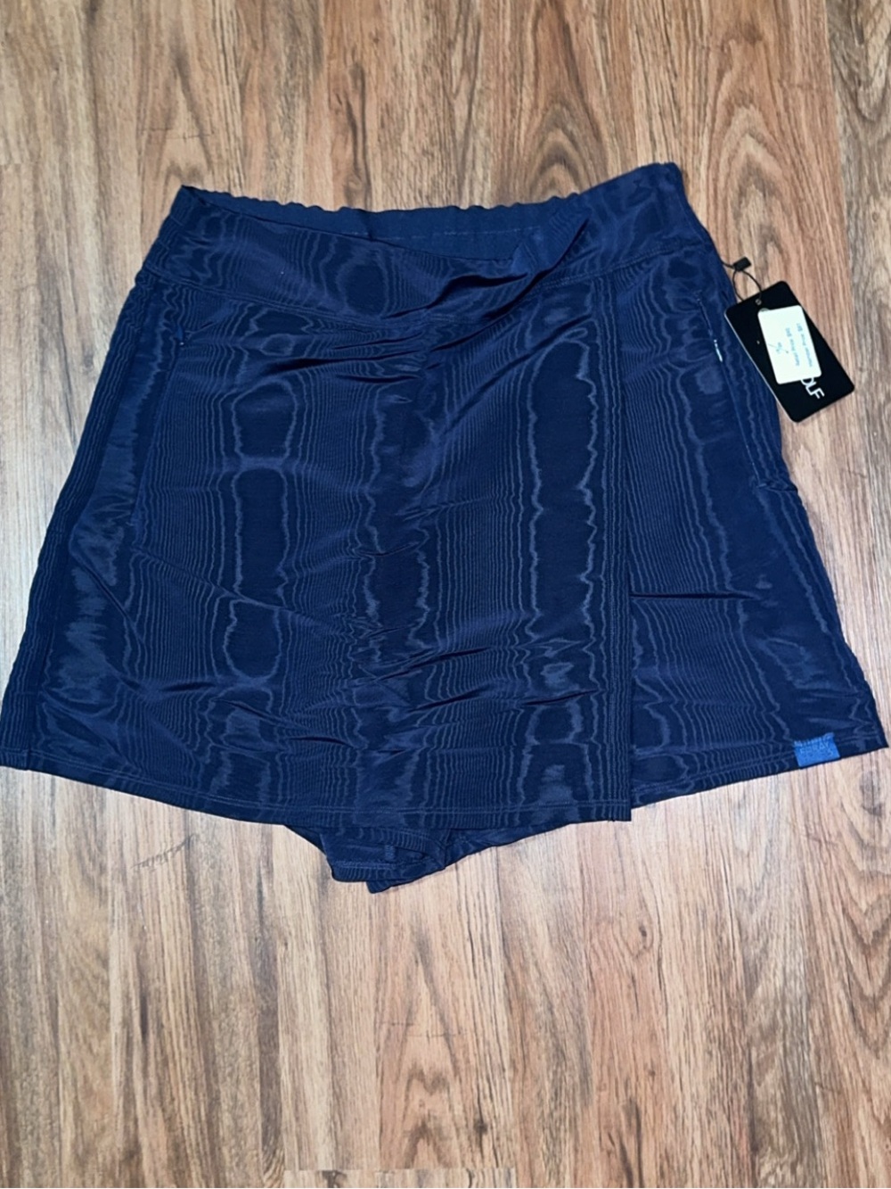 NWT Foray Golf Moire Essential Skort Navy Blue M
